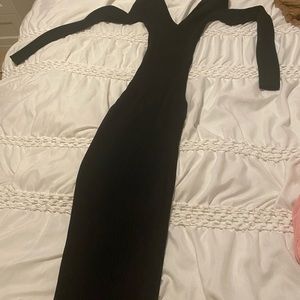 Tight Black MIDI Dress